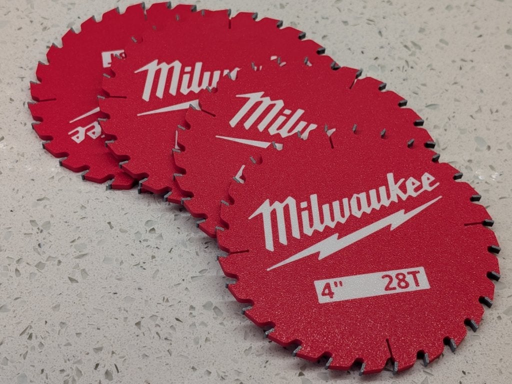 Milwaukee of DeWalt Onderzetters | Keet, Bar etc., Ophalen of Verzenden, Nieuw