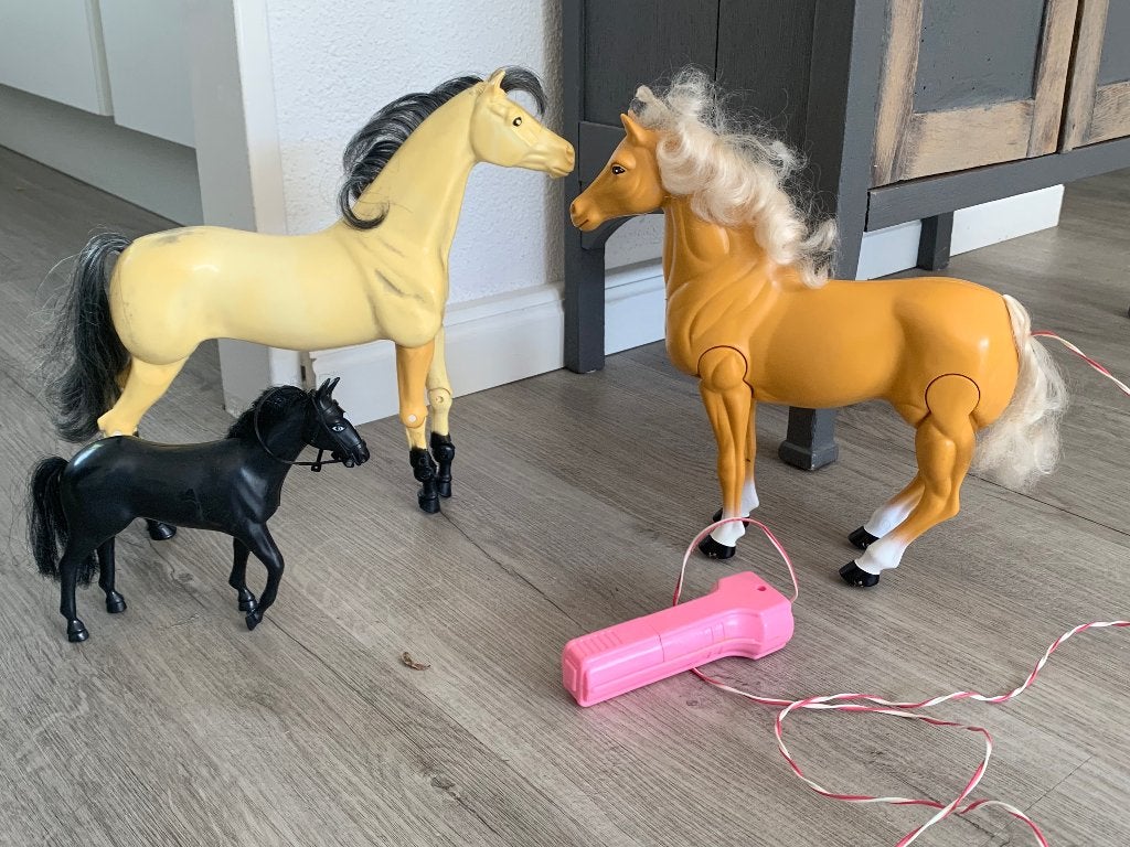 Barbie paarden/ speelgoedpaarden, Kinderen en Baby's, Speelgoed | Poppen, Ophalen, Gebruikt, Barbie