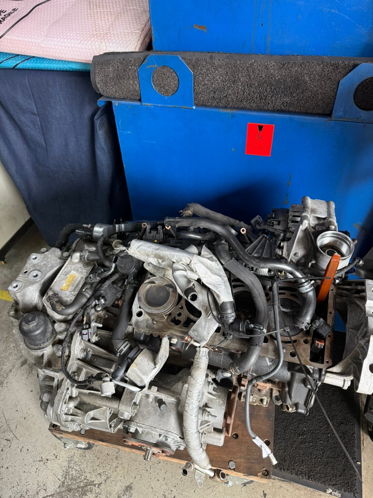 Motor golf R MK7 MOTOR DEFECT CJX, Ophalen, Gebruikt, Volkswagen