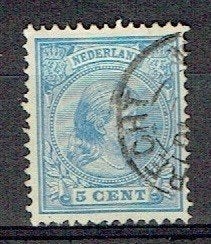 Nederland 1891 nr 35 Prinses Wilhelmina MIJDRECHT, Verzenden, Gestempeld, Koningshuis