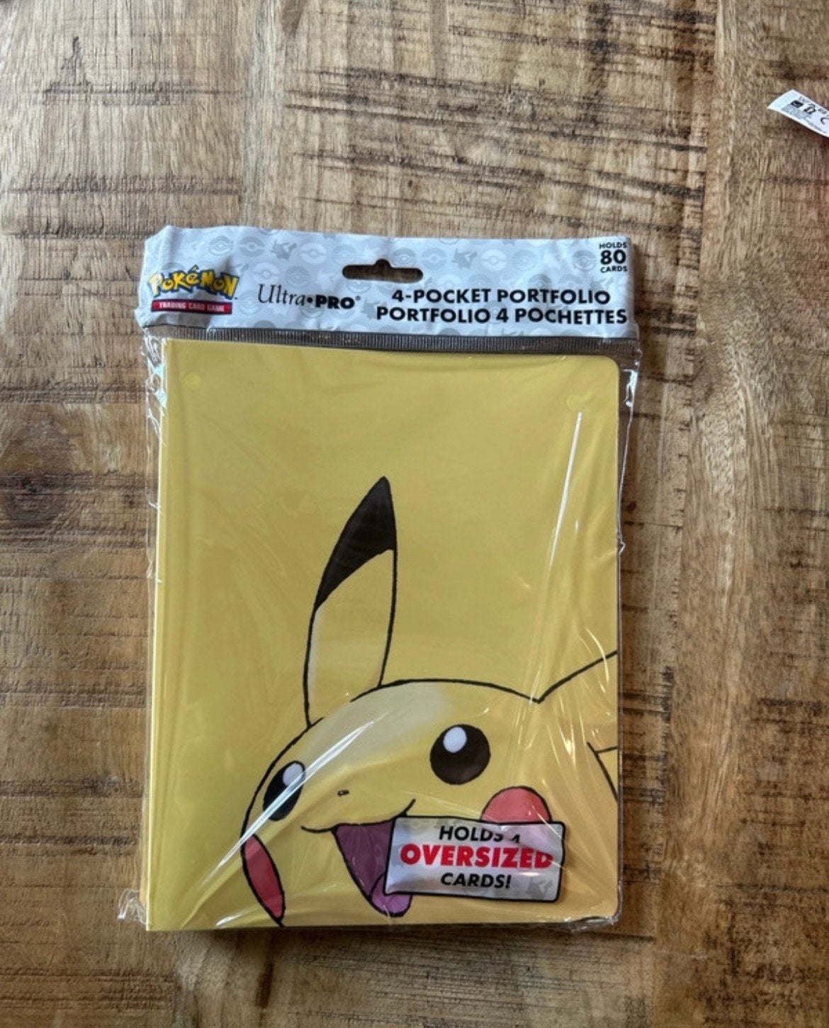 Pokémon Pikachu 4-Pocket Portfolio, Ophalen of Verzenden, Nieuw, Sleeves of Kaarthoesjes