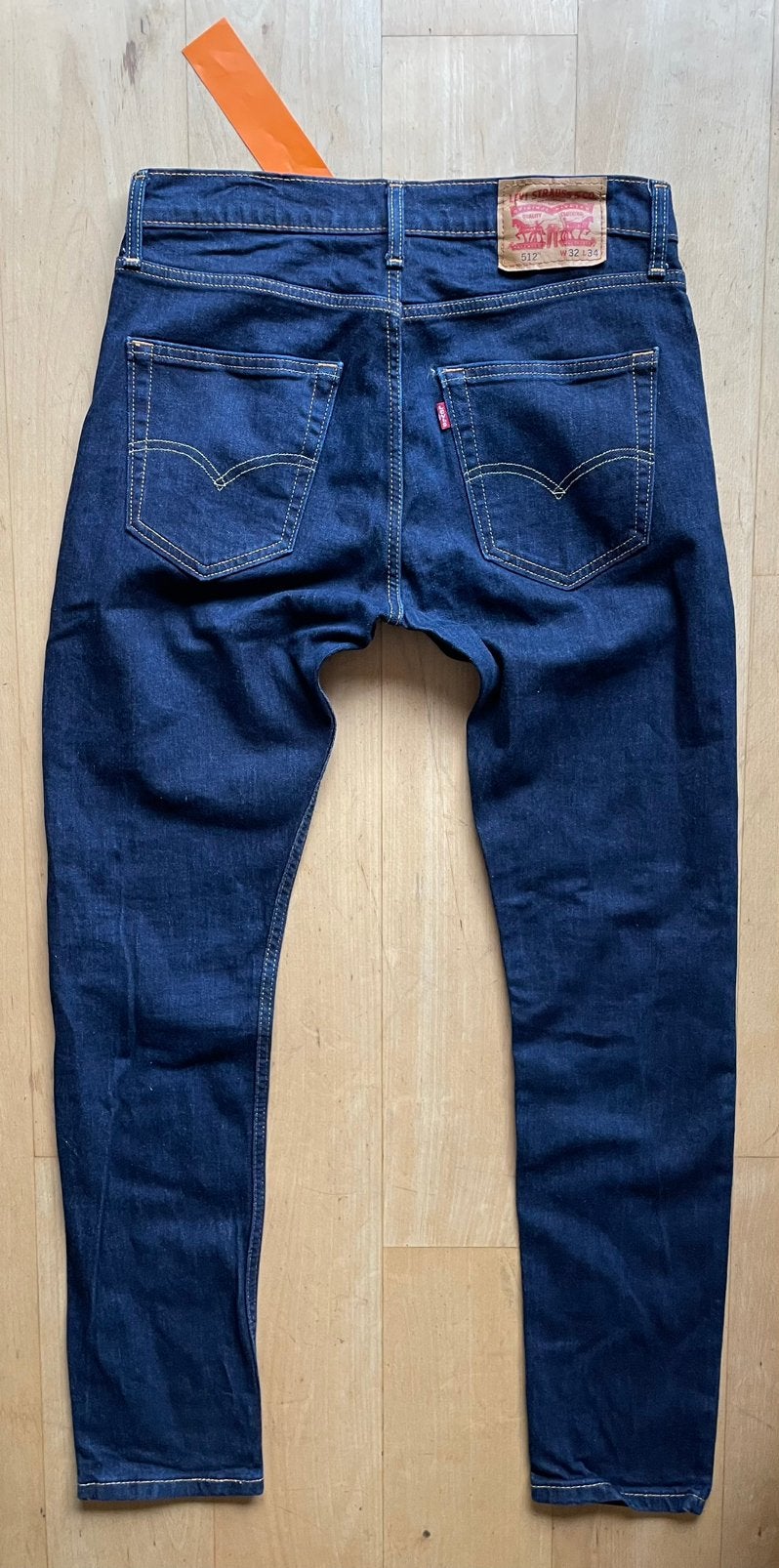Levi’s 512 slim taper jeans spijkerbroek W32 L34, Ophalen of Verzenden, Blauw, W32 (confectie 46) of kleiner