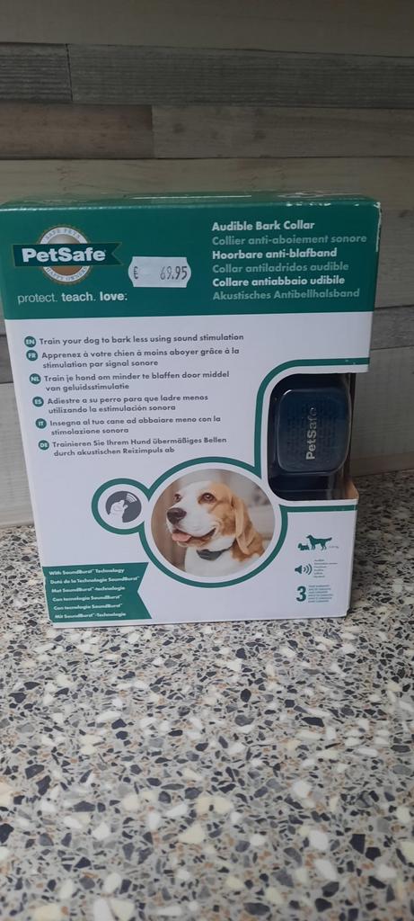 Hoorbare anti-blafband petsafe, Dieren en Toebehoren, Honden-accessoires, Zo goed als nieuw, Ophalen of Verzenden