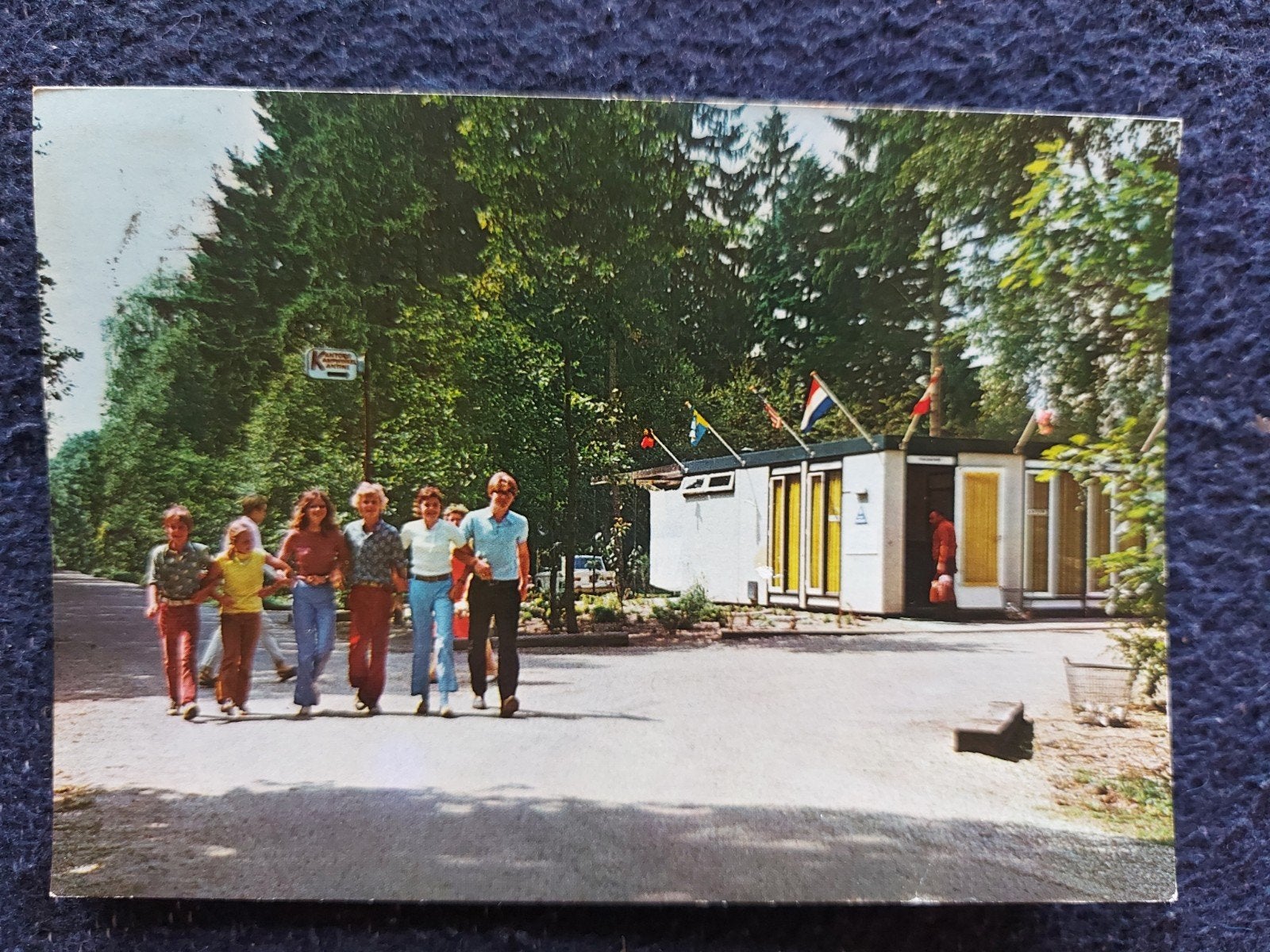 Oude ansichtkaart Camping Laag Kanje Maarn Utrecht, Ophalen of Verzenden