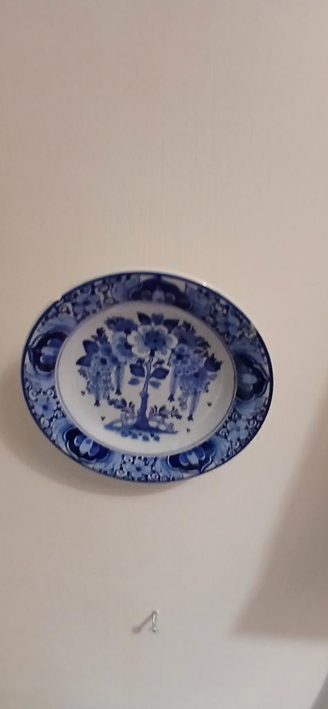 Set van 3 Delfts Blauwe Sierborden, Antiek en Kunst, Ophalen of Verzenden