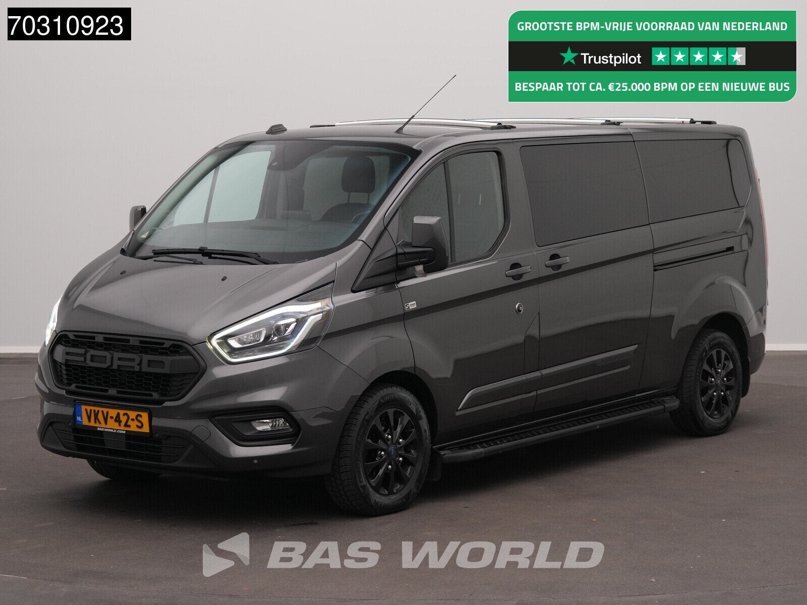 Ford Transit Custom 130PK Automaat ENGINE PROBLEM Dubbel Cab, Auto's, Automaat, Euro 6, 4 cilinders, Bedrijf