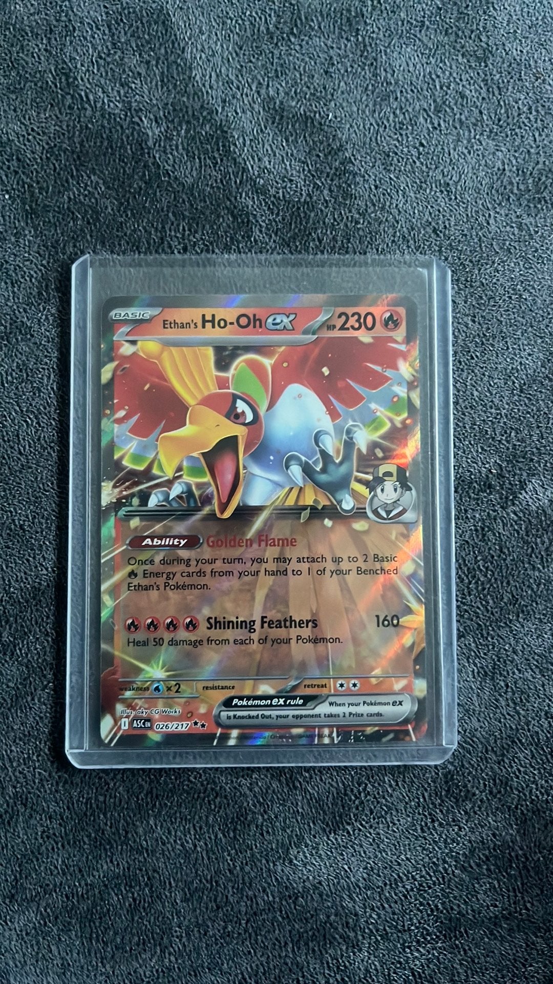Ethan’s Ho-Oh ex 026/187 – Pokémon TCG Journey Together, Ophalen of Verzenden, Nieuw