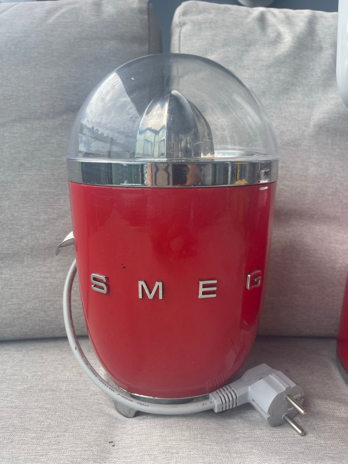 Smeg Citruspers Rood - Stijlvol en Functioneel, Witgoed en Apparatuur, Ophalen, Zo goed als nieuw