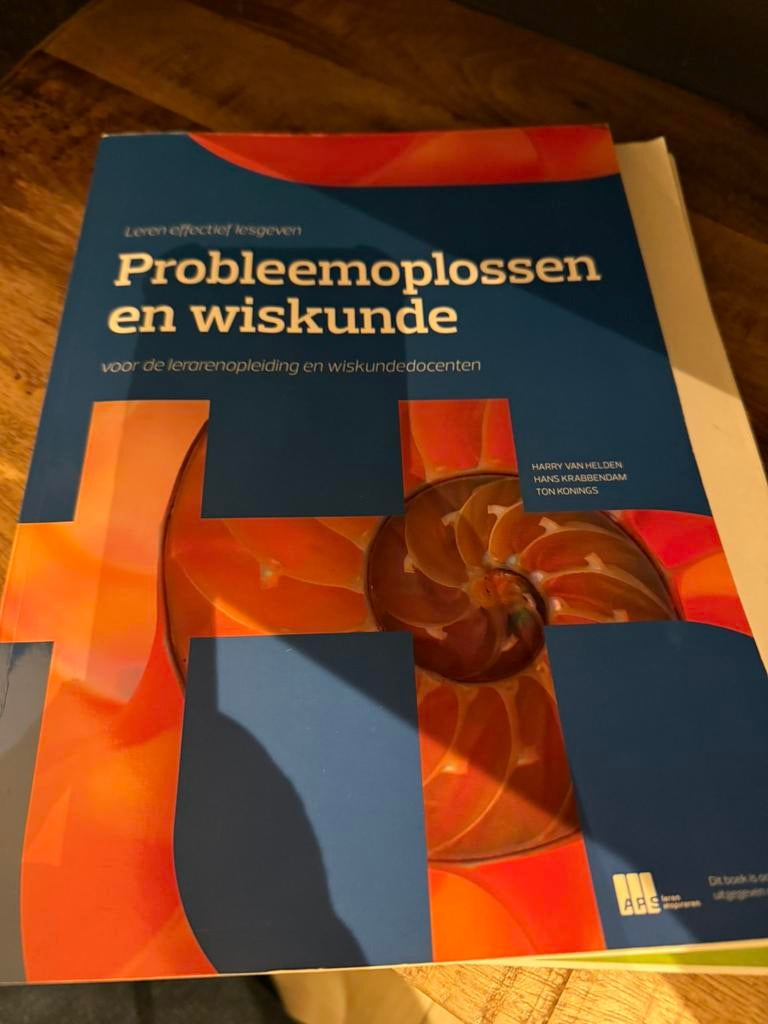 Boek: Probleemoplossen en Wiskunde, Boeken, Studieboeken en Cursussen, Ophalen of Verzenden, Beta, Gelezen, HBO