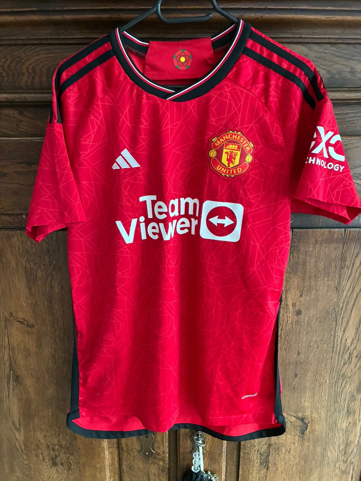 voetbalshirt manchester united nr 17 carnavho, Verzamelen, Sportartikelen en Voetbal, Ophalen of Verzenden, Zo goed als nieuw