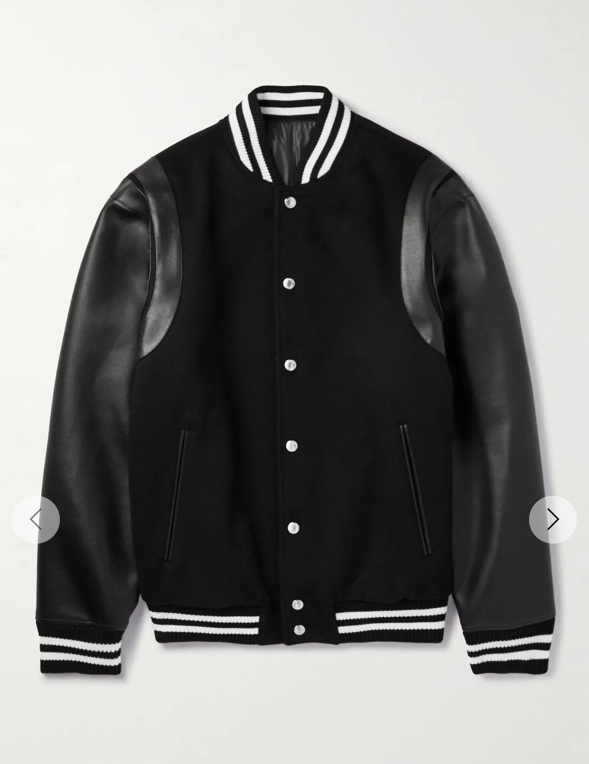 Balmain Varsity Jacket, Ophalen of Verzenden, Zo goed als nieuw, Zwart