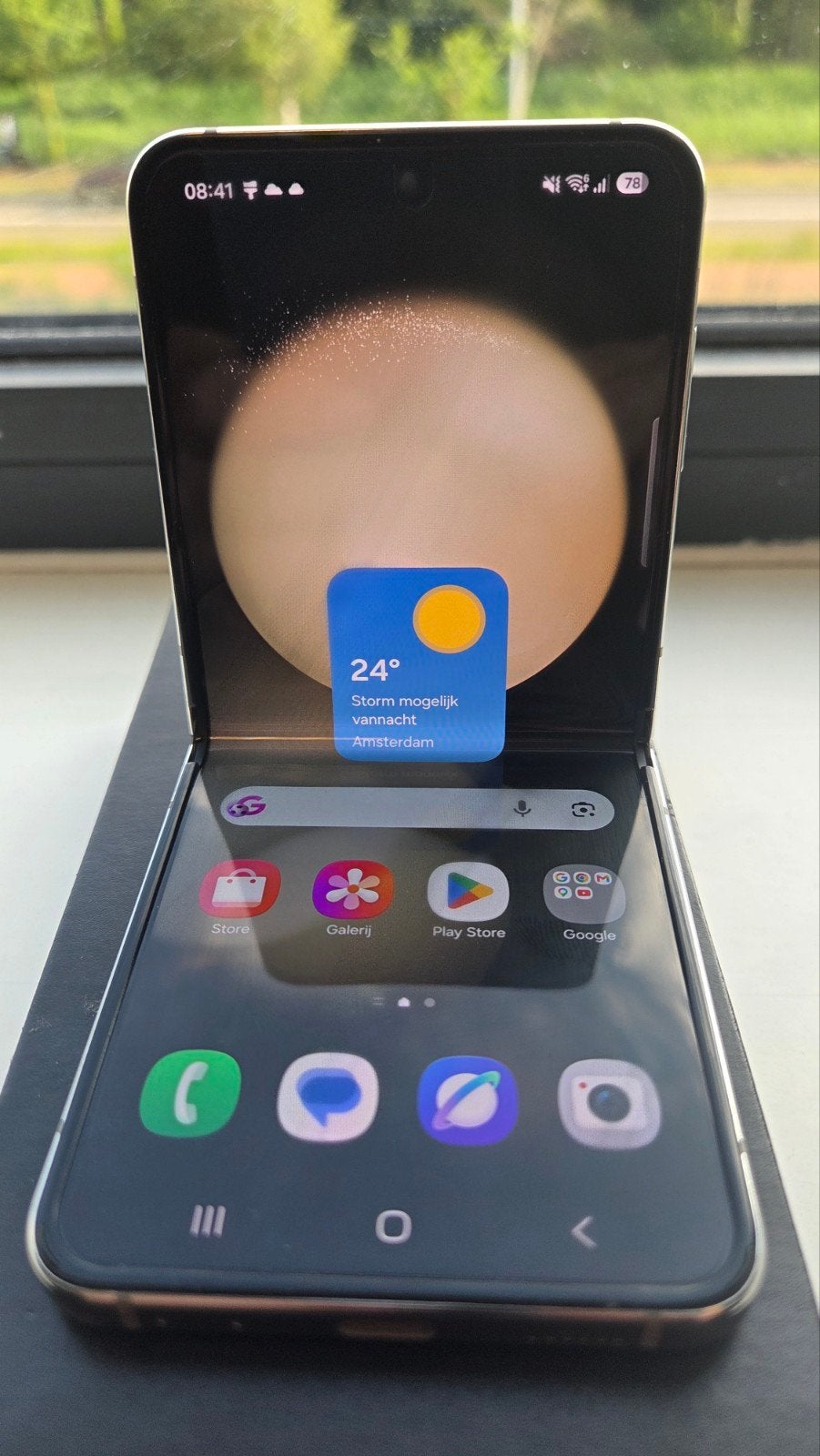 Samsung Z Flip5 in de kleur cream met 512 GB, Telecommunicatie, Mobiele telefoons | Samsung, Ophalen, Overige kleuren, 512 GB