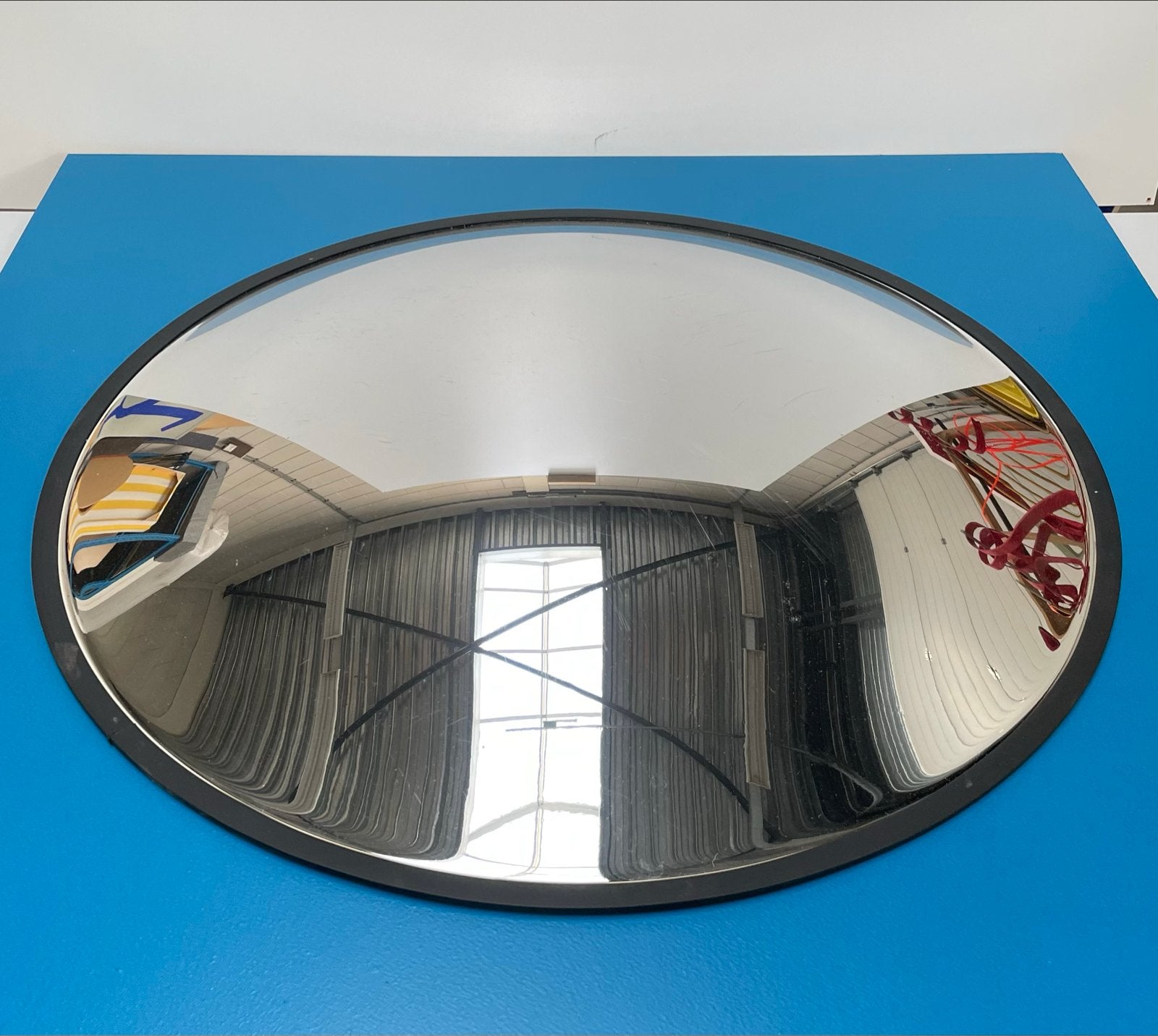 Veiligheidsspiegel 60cm Rond., Ophalen, Rond, Zo goed als nieuw, Minder dan 100 cm