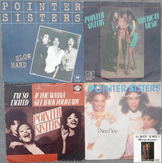 POINTER SISTERS - PAKKET!, Ophalen of Verzenden, Zo goed als nieuw, 7 inch, Pop