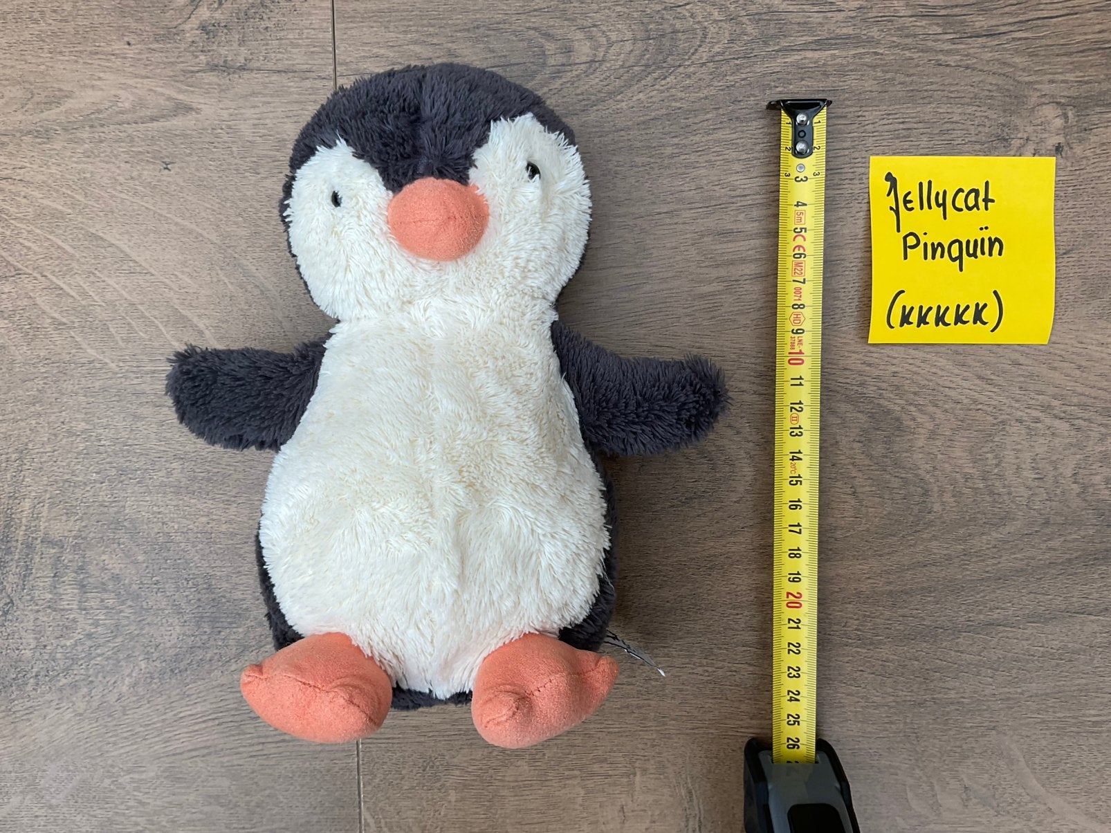 Nieuwe Jellycat Pinguin Peanut ca 25cm, Ophalen, Nieuw, Overige typen