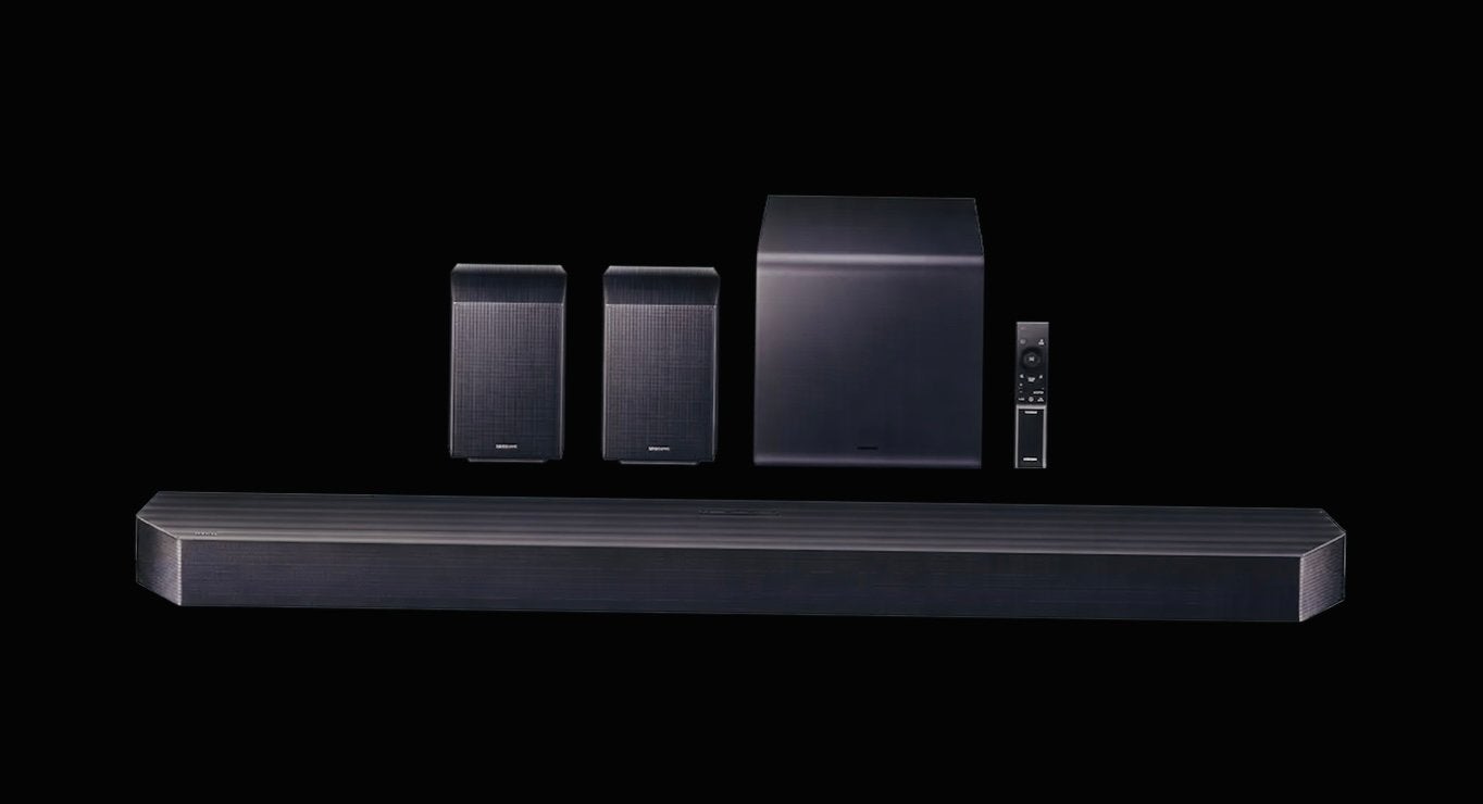 Soundbar set Samsung HW-Q990F z.g.a.n. (juni 2025), Ophalen, Zo goed als nieuw, Subwoofer, Overige merken