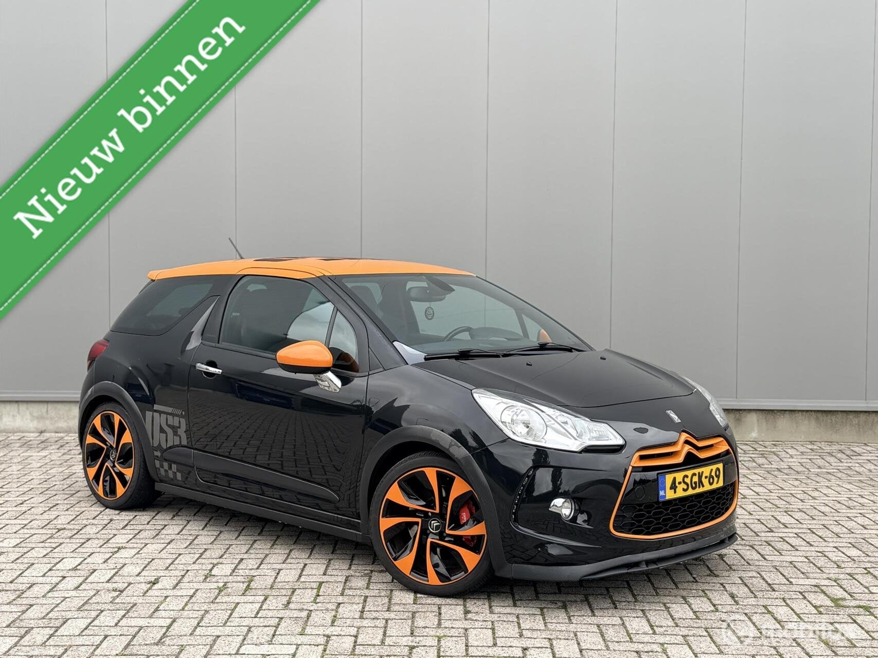 Citroen DS3 1.6 THP 200 Racing, Euro 5, Gebruikt, 4 cilinders, Verwarmde buitenspiegels