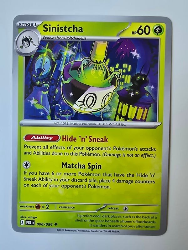 SINISTCHA (PITCH BLACK 006/084) (TRADING CARD), Verzenden, Zo goed als nieuw