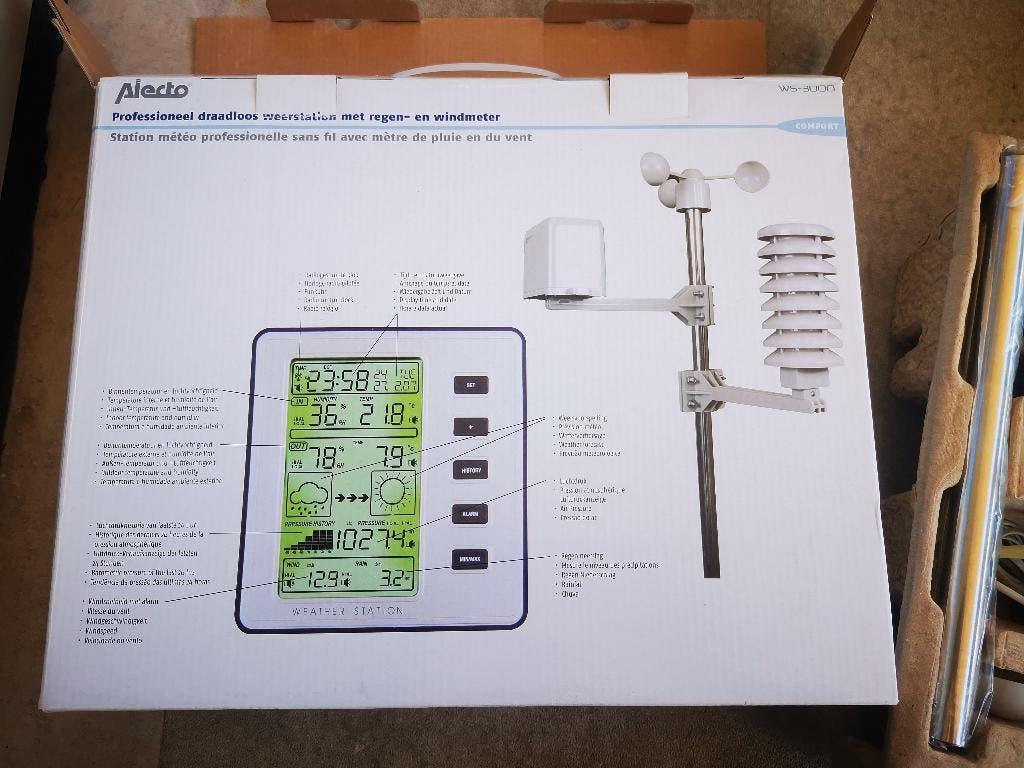 Nieuw Alecto Weerstation WS3000 met Buitensensor, Ophalen of Verzenden, Nieuw, Weerstation
