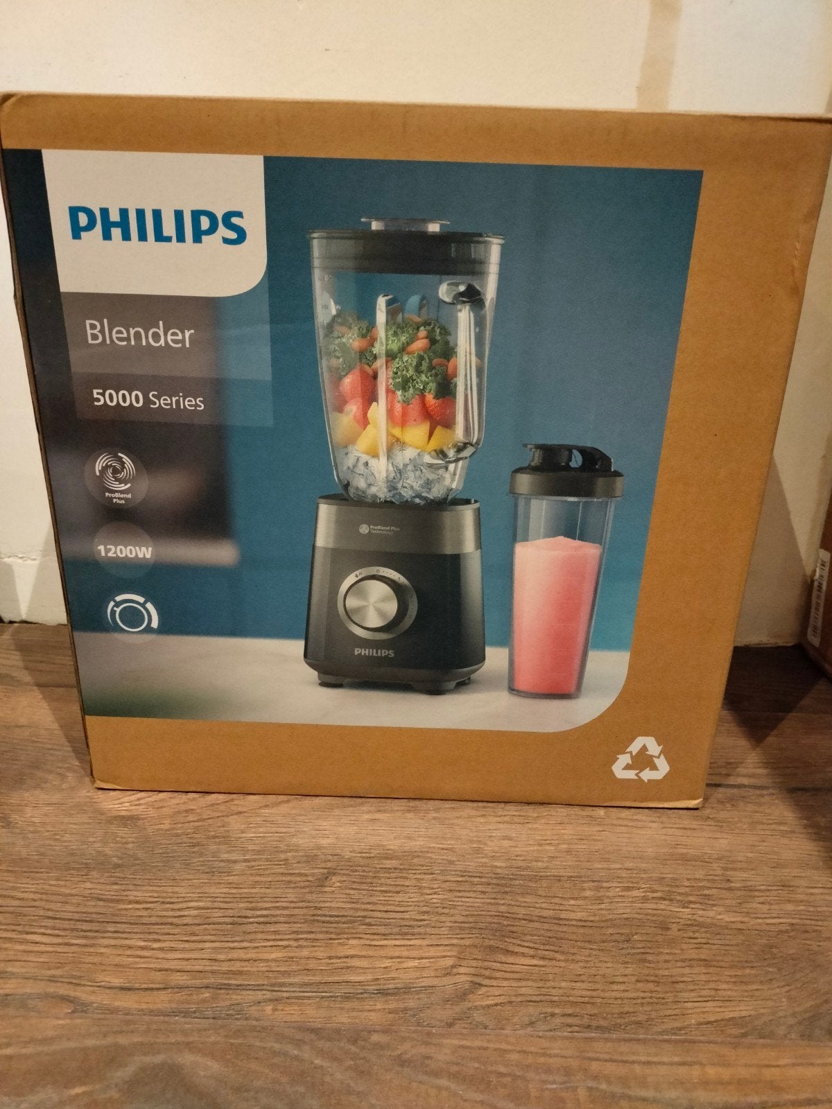 Philips Blender 5000 Series 1200W - Nieuw in doos, Ophalen of Verzenden, Nieuw, Blender