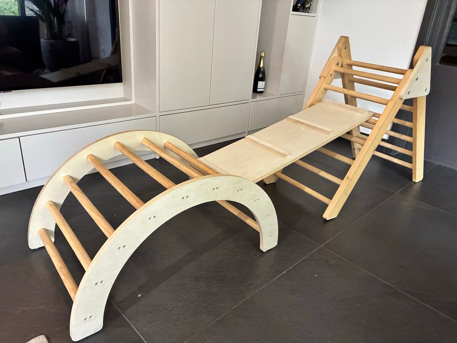 Innovakids Klimtoestel met Glijbaan en Klimboog, Ophalen, Gebruikt