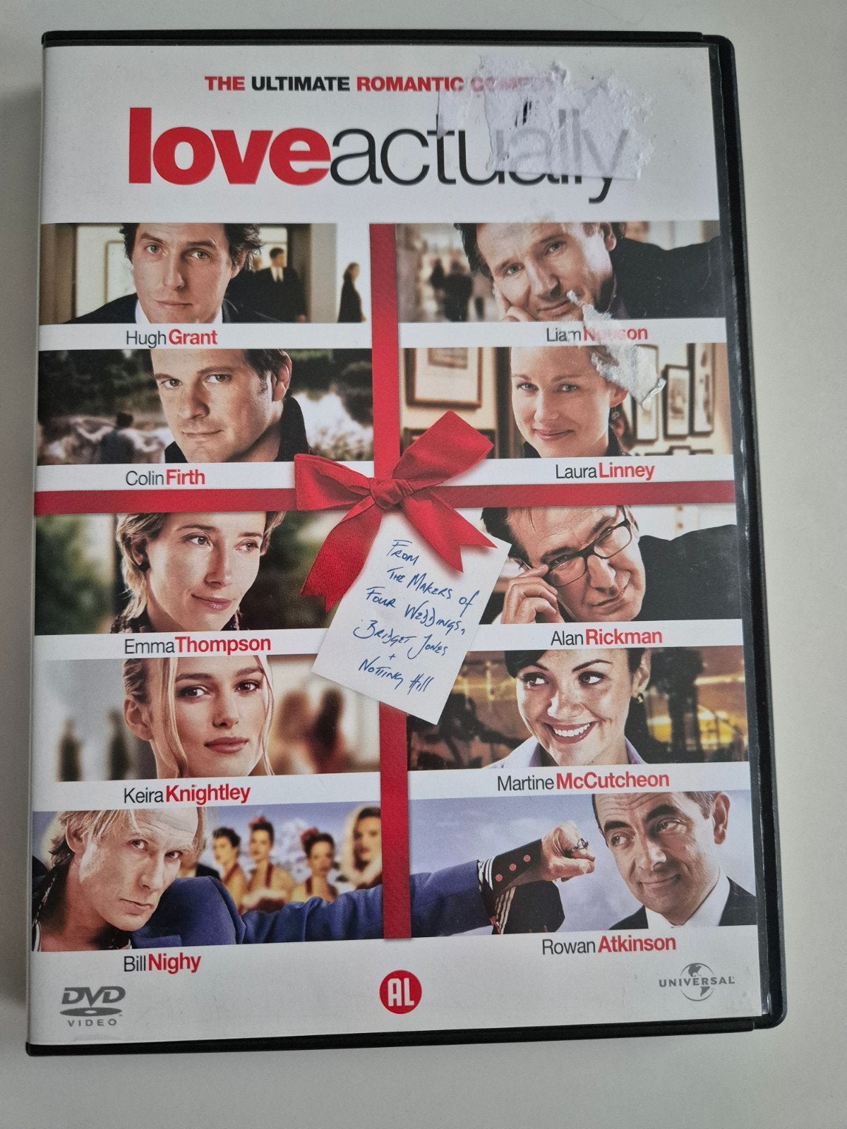 Love Actually DVD - Romantische Komedie, Alle leeftijden, Ophalen of Verzenden, Zo goed als nieuw, Romantische komedie