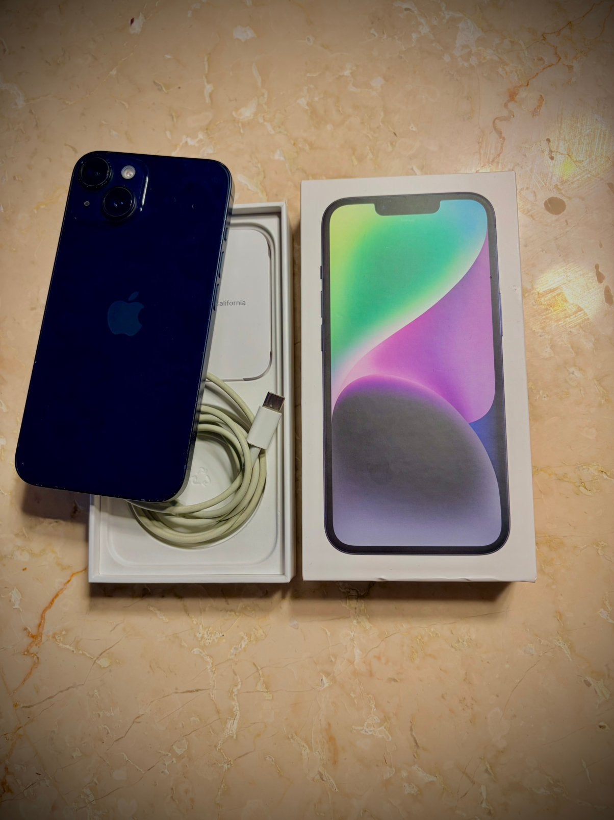 iPhone 14 128GB - Zo goed als nieuw, Ophalen, 128 GB, Zwart, Zo goed als nieuw
