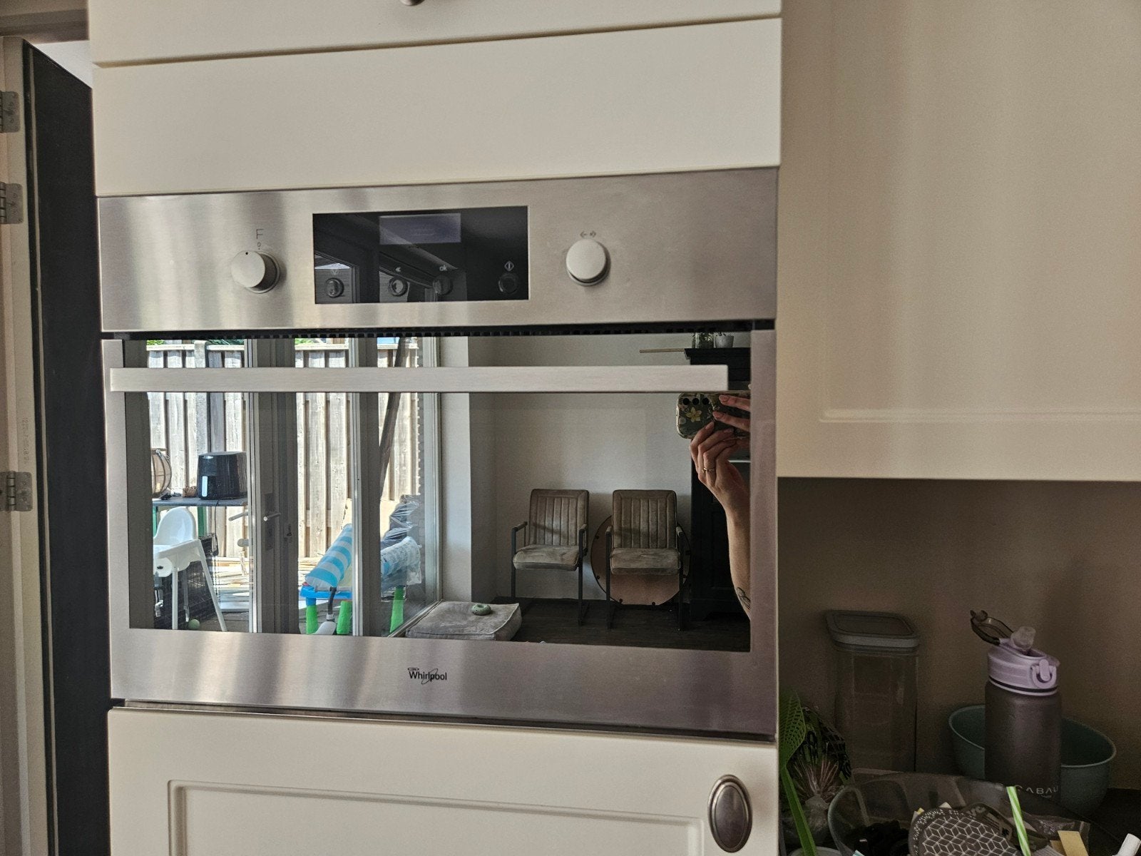 Whirlpool Combimagnetron - Inbouw - Zo goed als nieuw, Witgoed en Apparatuur, Magnetrons, Ophalen, Combimagnetron, Zo goed als nieuw