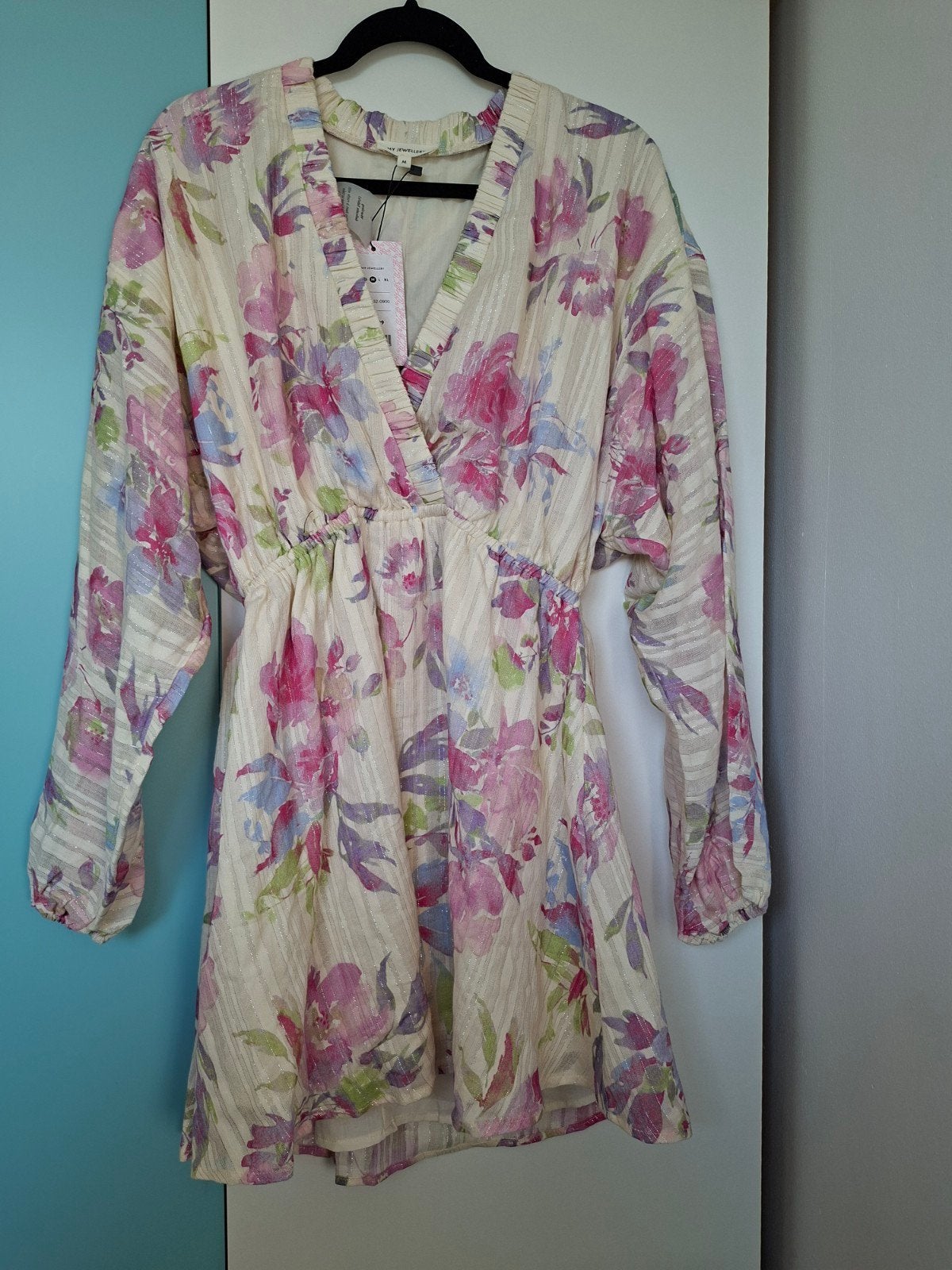 My Jewellery Jurk Maat M - Bloemenprint, Kleding | Dames, Jurken, Maat 38/40 (M), My Jewellery, Meerkleurig, Nieuw