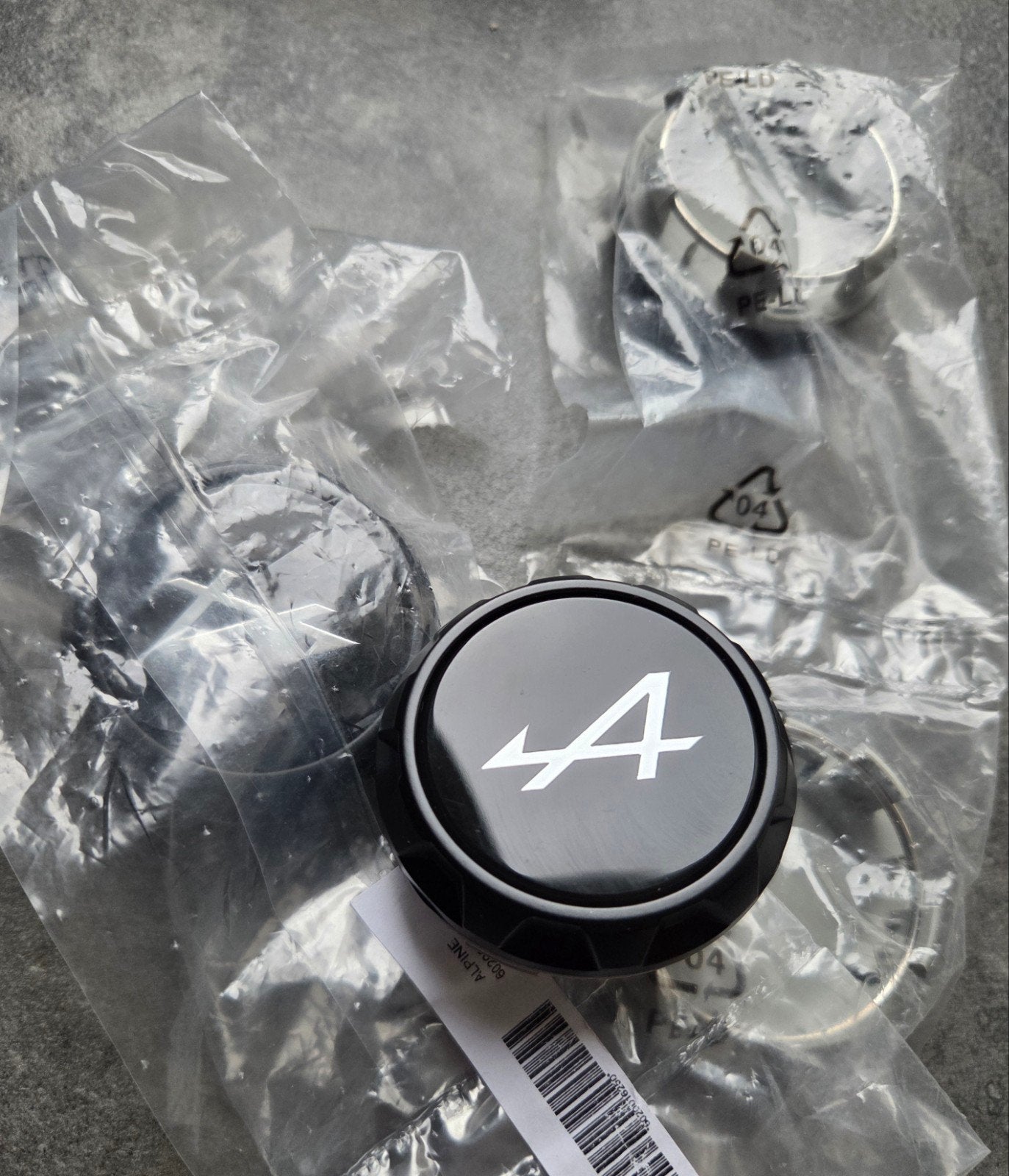 4x oe naafkapjes Alpine a110 a290 a390 / Renault RS, Ophalen, Zo goed als nieuw