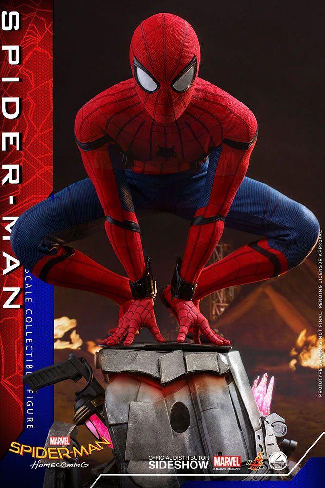 Hot Toys Quarter Scale Spider-Man Homecoming Tom Holland, West Campus 1 76863 Herxheim (DE), Actiefiguur of Pop, Heo GmbH, Nieuw
