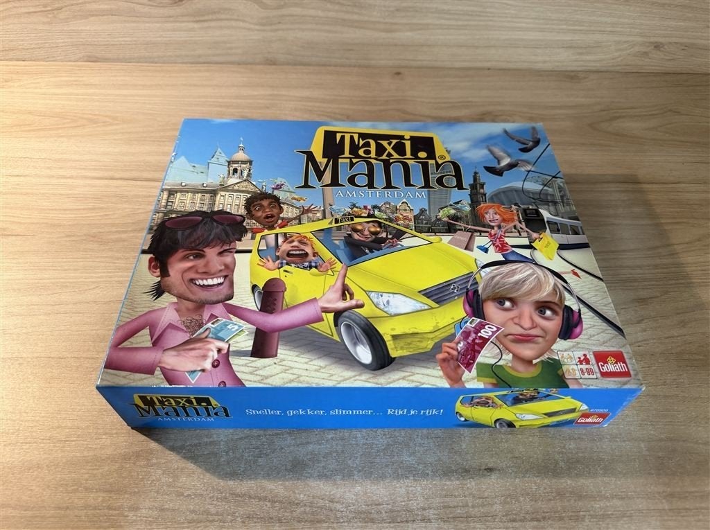 taxi mania - s6852, Hobby en Vrije tijd, Gezelschapsspellen | Bordspellen, Verzenden, Zo goed als nieuw