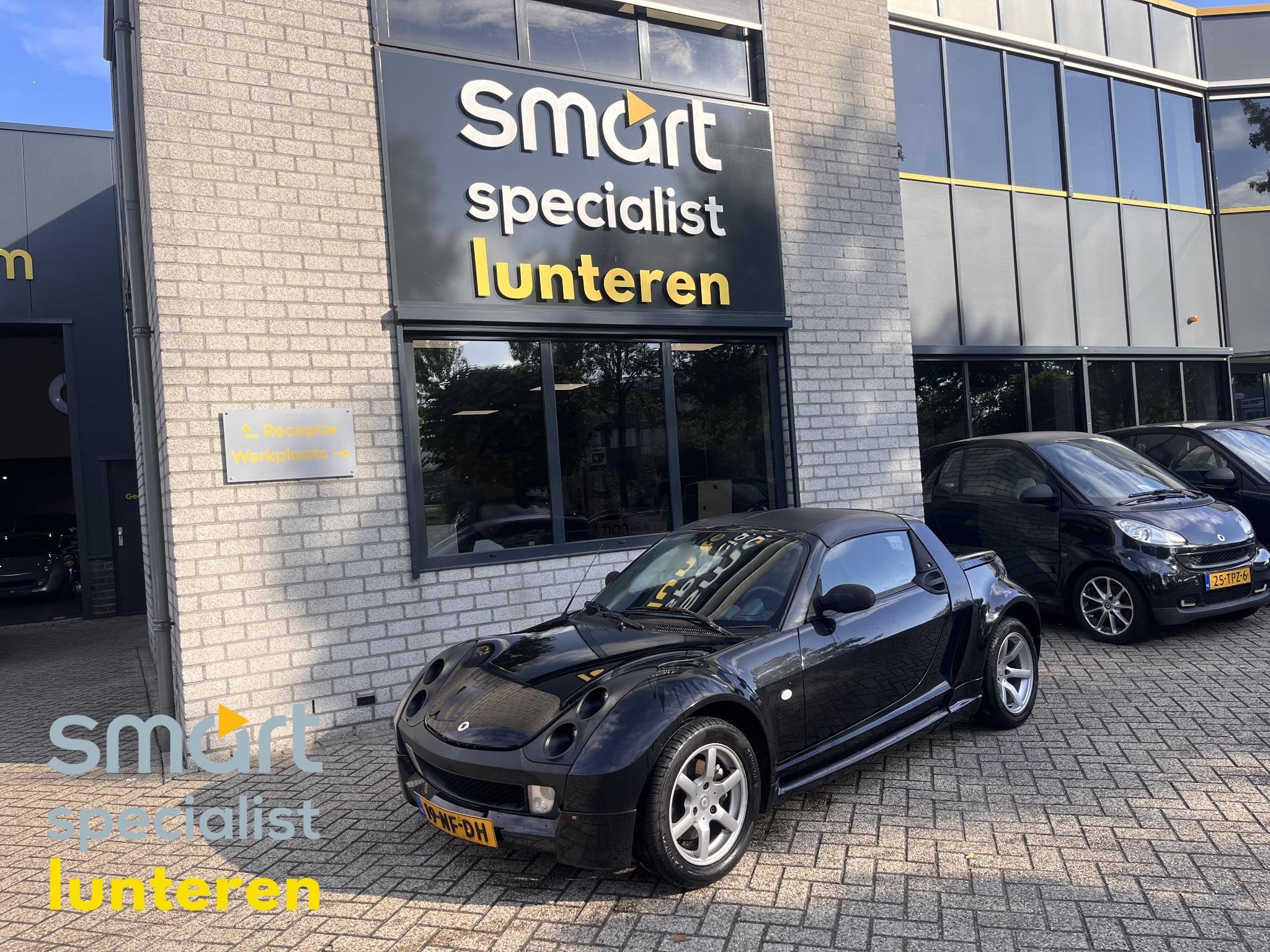 smart roadster 0.7 turbo 45kw Meeneem prijs met nieuwe APK e, Auto's, Automaat, Zwart, Origineel Nederlands, Bedrijf