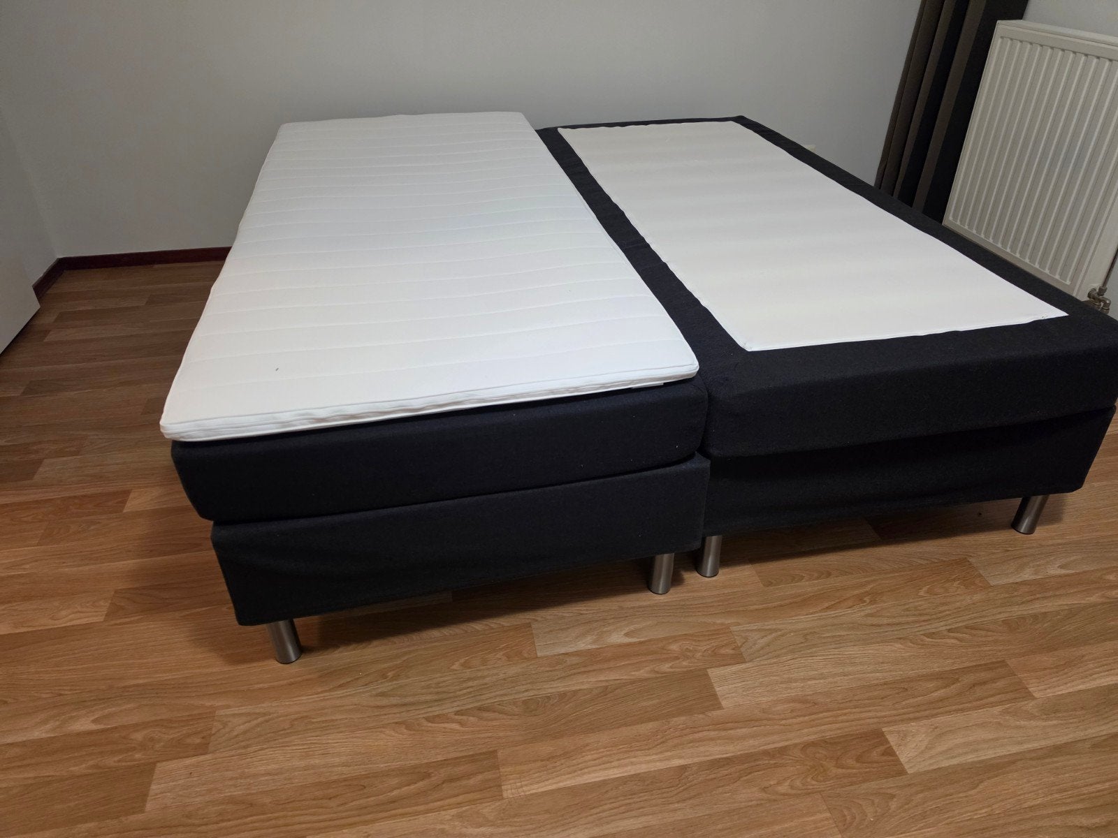 2 stuks! jysk boxspring DREAMZONE PLUS C60 90x200, Ophalen, 90 cm, Eenpersoons, Zwart