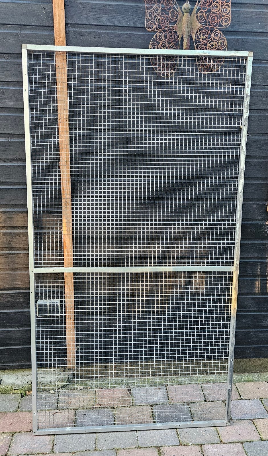 Aluminium voliere paneel 102cm X  185cm  Gebruikt, Ophalen, Gebruikt, Aluminium, Volière