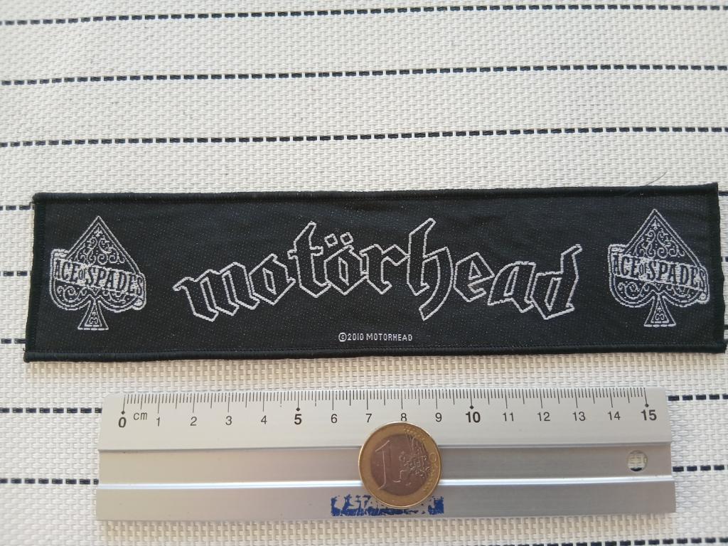 Motorhead zeer mooie grote strip patch 26 nieuw 5x20 cm, Verzenden, Nieuw, Kleding