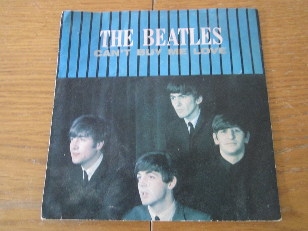 The Beatles - Can't Buy Me Love 1982 Parlophone R5114 Single, Gebruikt, Fotohoes, 7 inch, Ophalen of Verzenden