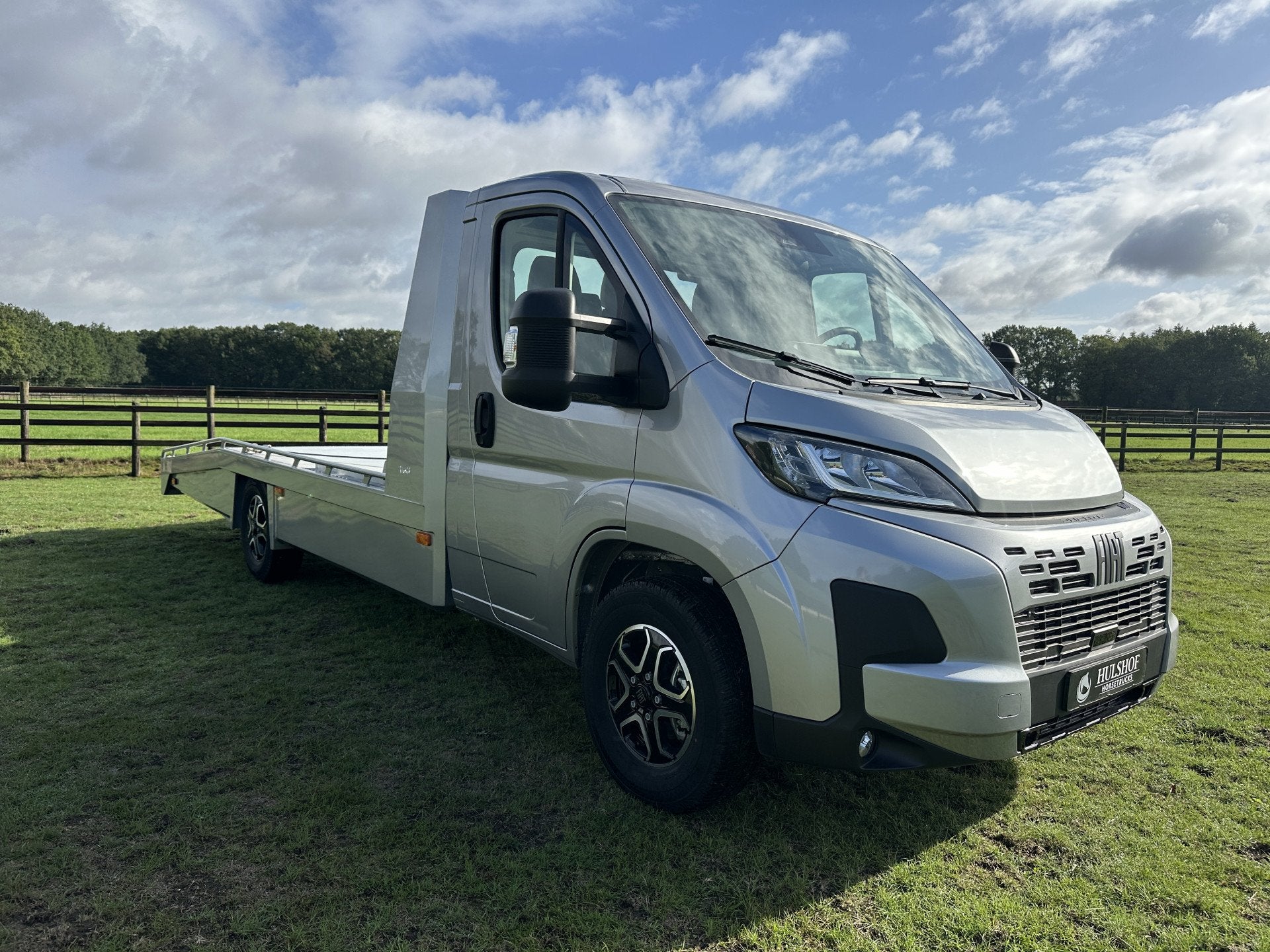Fiat Ducato 3.65T TIJHOF Autotransporter AluLiner NIEUW, Auto's, Dealer onderhouden, 4 cilinders, 2500 kg, Leder