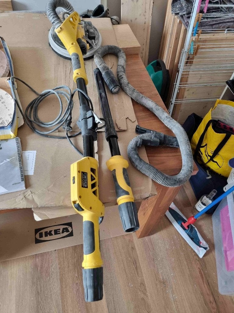 Stanley plafond schuurmachine SFMEE500, Doe-het-zelf en Verbouw, Ophalen, Zo goed als nieuw, 600 tot 1200 watt, Overige typen