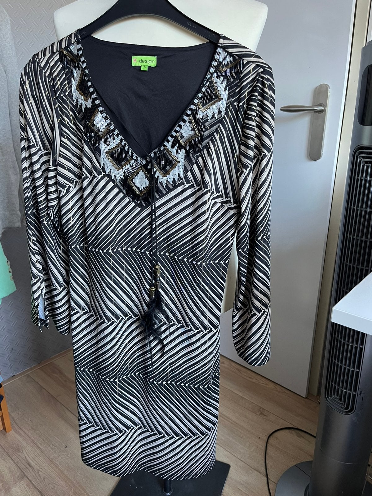 K-design jurk s, Overige kleuren, Ophalen of Verzenden, Knielengte, Maat 36 (S)