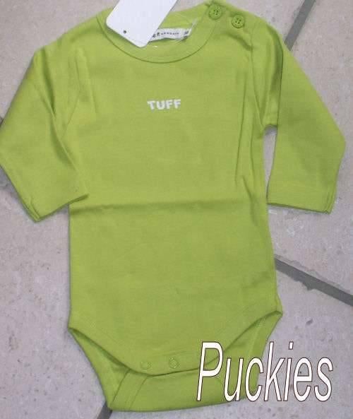 Maat 80 Groene Name It romper l/s NIEUW (7595) a, Nacht- of Onderkleding, Nieuw, Ophalen of Verzenden, Name It
