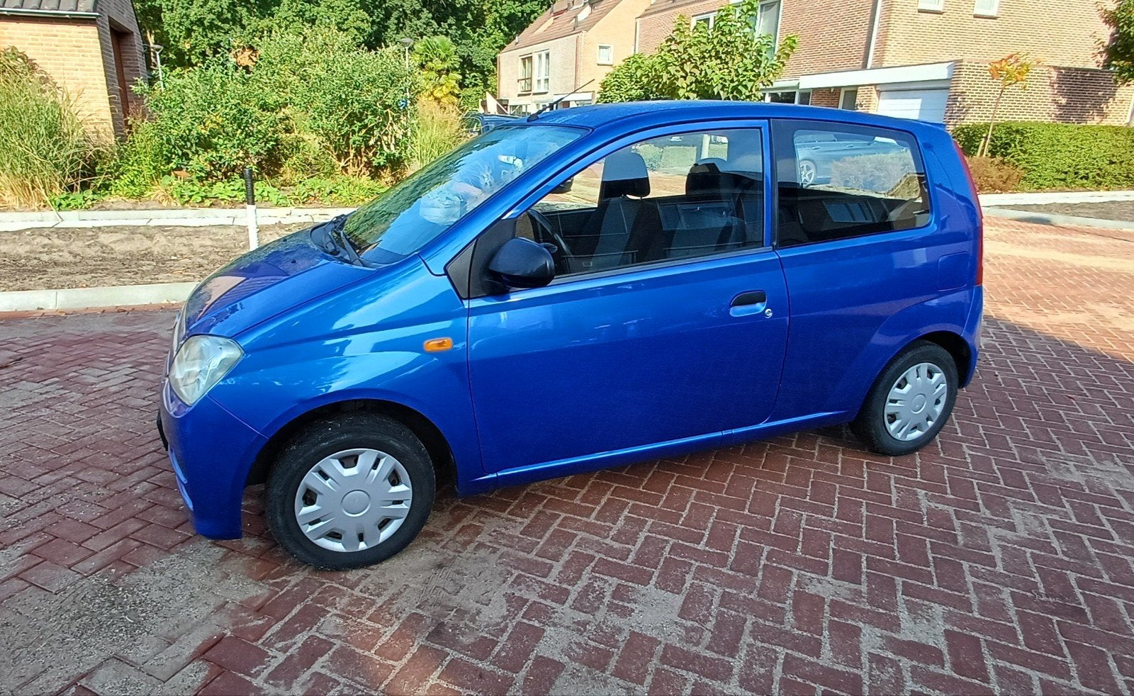 Daihatsu Cuore 1.0 3D 2008 Blauw, 600 kg, 18 €/maand, Cuore, Origineel Nederlands