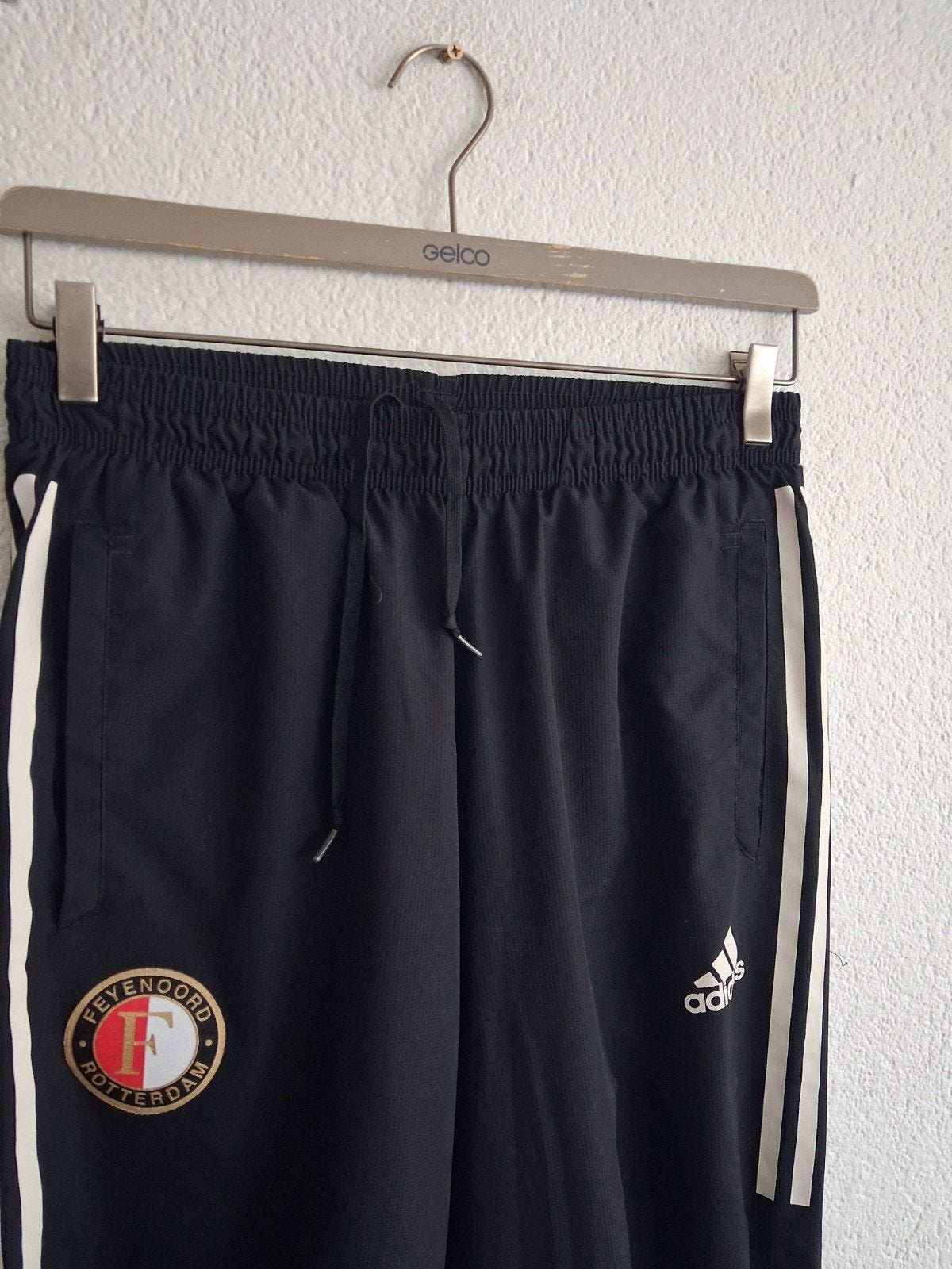 Adidas Feyenoord Trainingsbroek - Maat M, Maat 48/50 (M), Zwart, Ophalen of Verzenden, Zo goed als nieuw