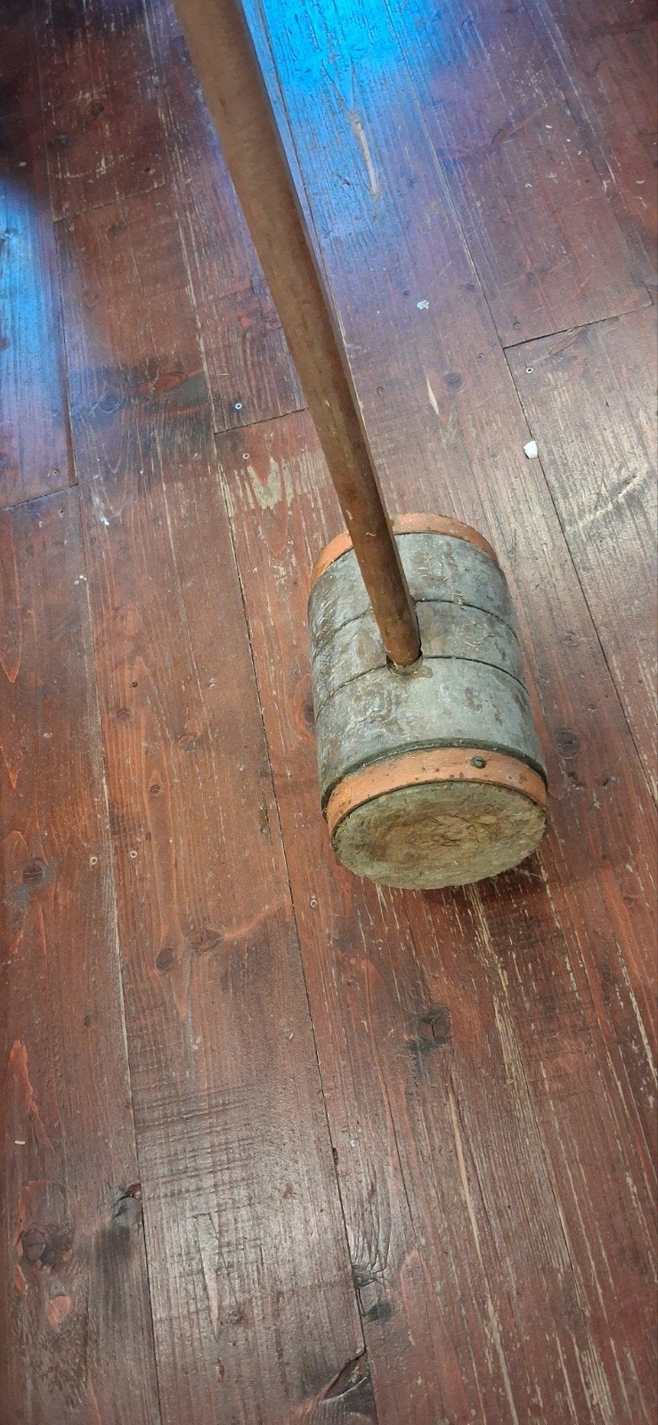 Vintage houten hamer - Decoratief of voor zwaar werk, Ophalen