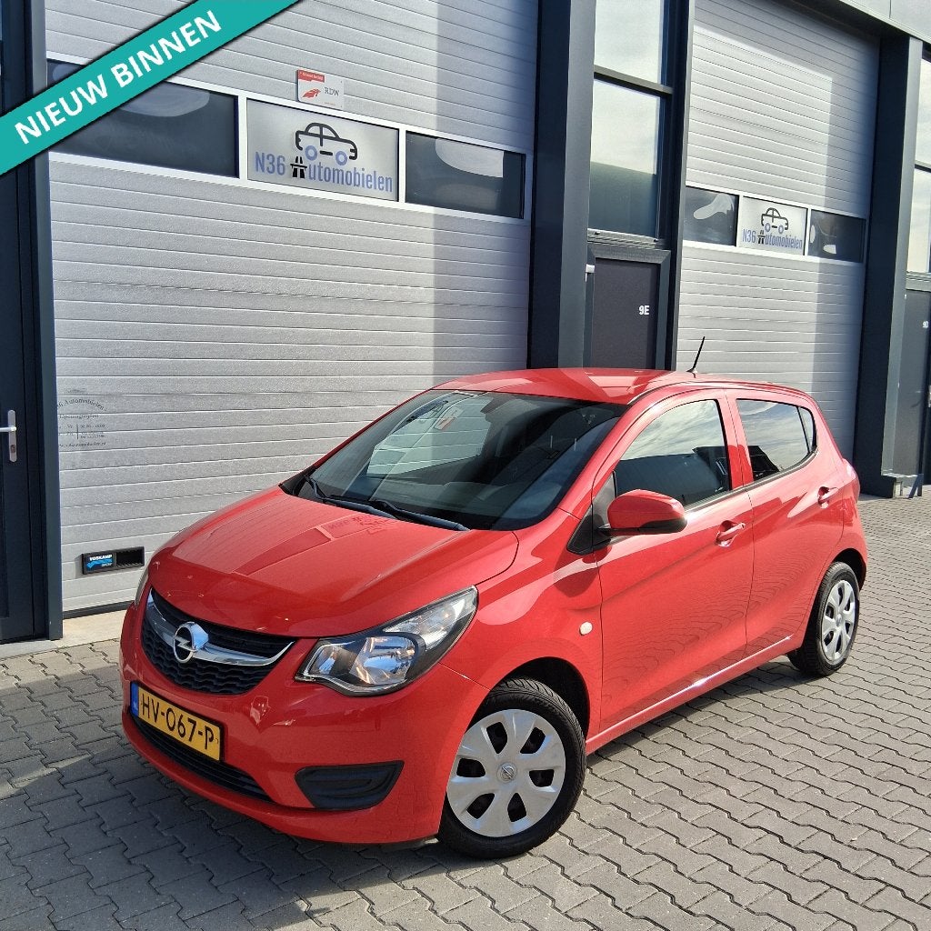 Opel Karl 1.0 Ecoflex /2016/ 2e eigenaar/ Garage onderhouden, Voorwielaandrijving, Stof, 74 pk, Zwart