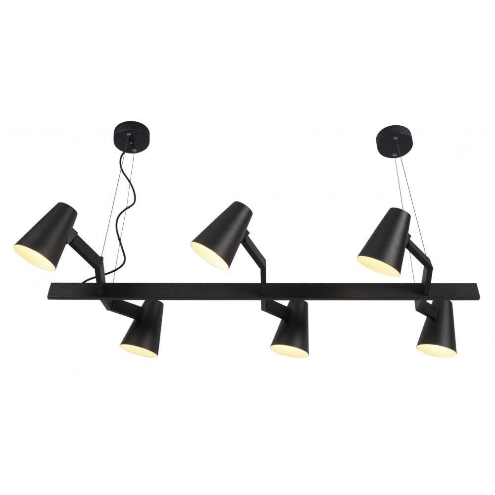 Design hanglamp It's about RoMi Biarritz  – 6-lichts – Zwart, Ophalen, Gebruikt, E14 (klein), Metaal