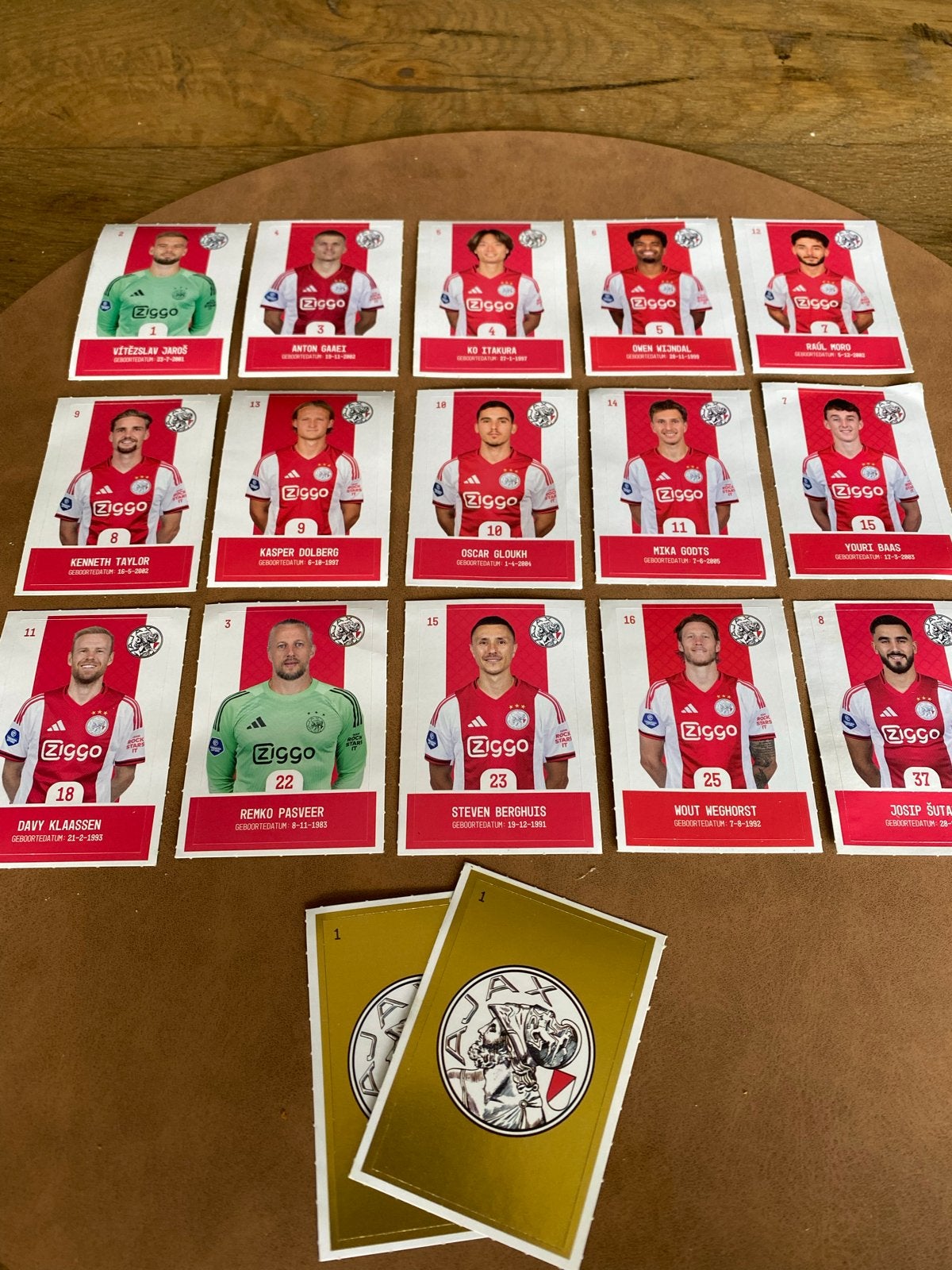 Ajax Voetbalplaatjes collectie - Complete Set, Verzamelen, Ophalen, Zo goed als nieuw, Ajax, Poster, Plaatje of Sticker