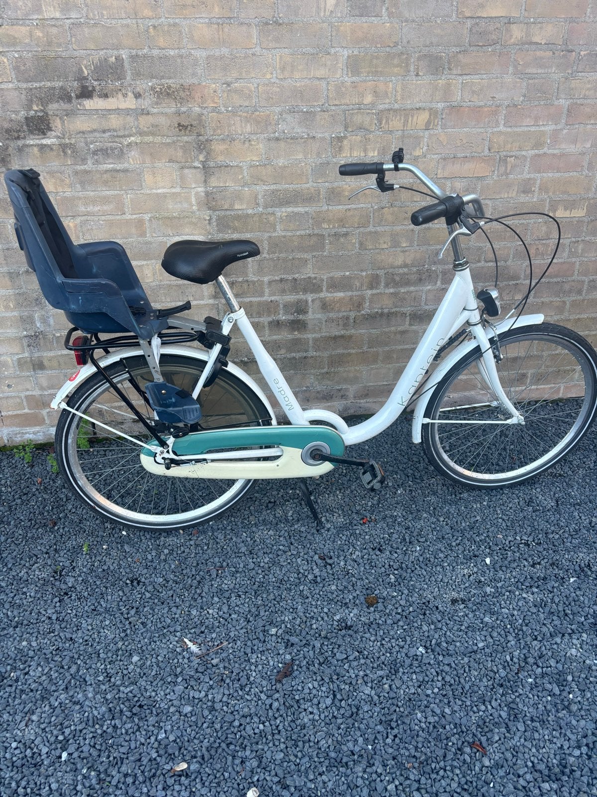 Kaptein Madre moederfiets met kinderzitje en breed stuur, Fietsen en Brommers, Trommelrem, Ophalen, Overige merken, 53 tot 56 cm