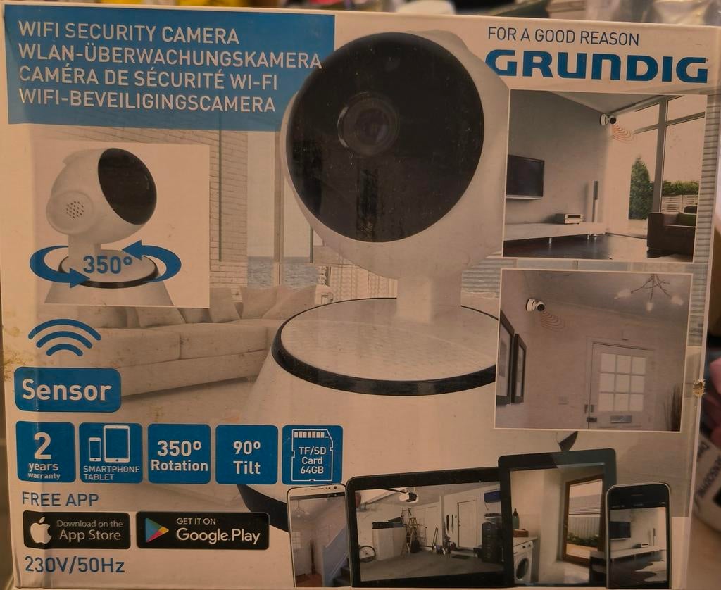 Grundig Wifi Security Camera, Ophalen, Nieuw