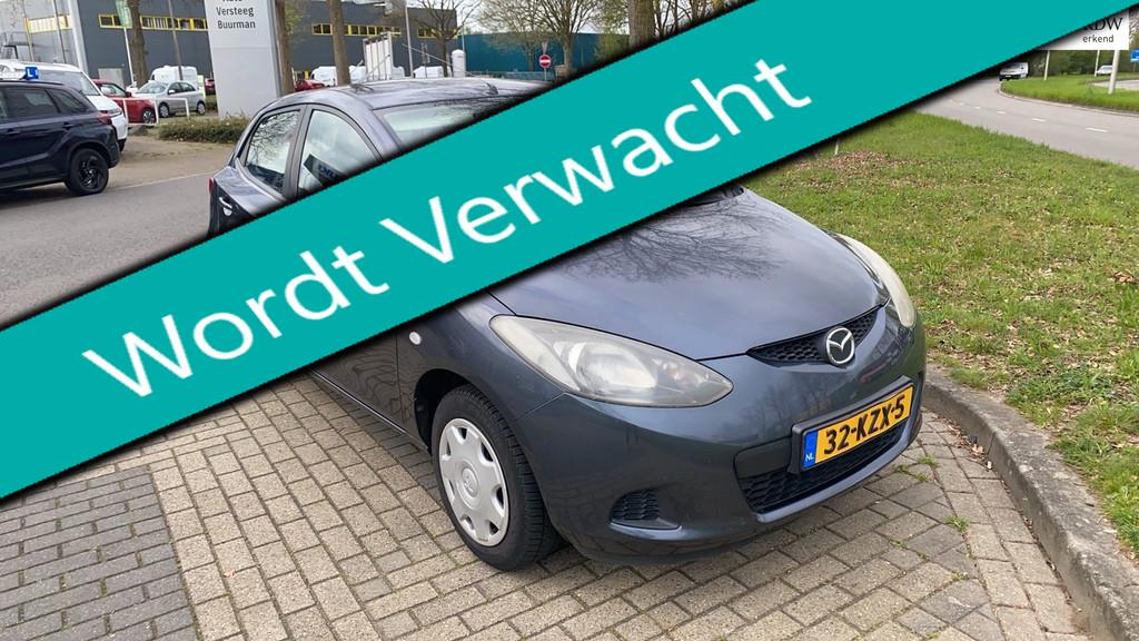 Mazda 2 1.3 TS 75pk 5-deurs Airco Trekhaak Historie Degelijk, Voorwielaandrijving, Stof, Gebruikt, 31 €/maand